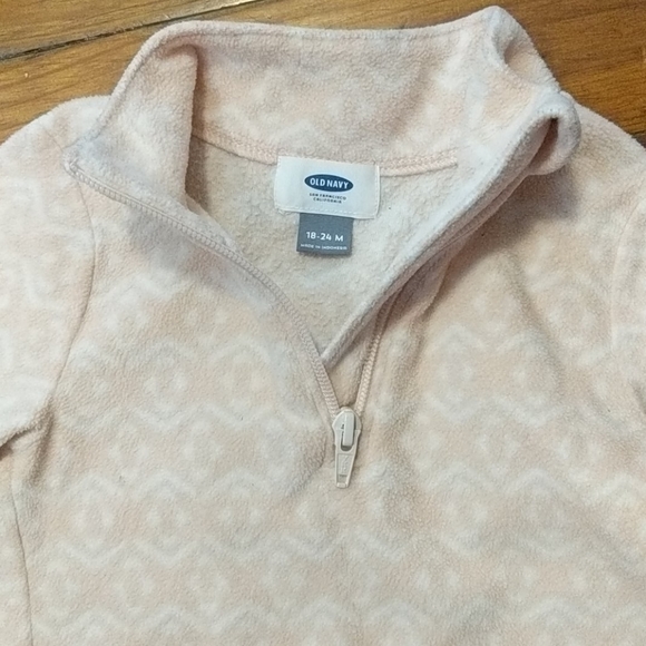 Blush pink quarter zip pull over - Picture 2 of 2